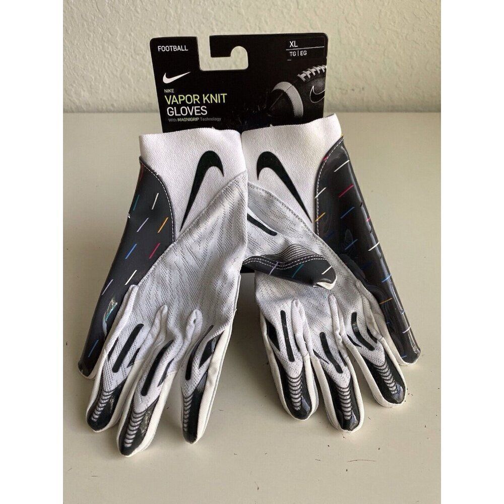 Nike NFL Vapor Knit 4.0 Football Gloves Crucial Catch DN0927-990 Men's Size XL